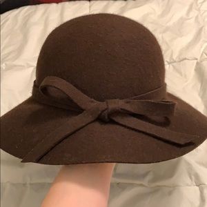 Brown hat